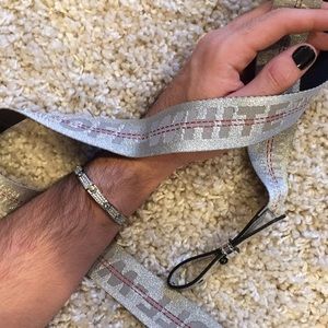AUTHENTIC OFF WHITE BAG STRAP (sparkly)